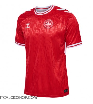 Danimarca Prima Maglia Europei 2024 Manica Corta